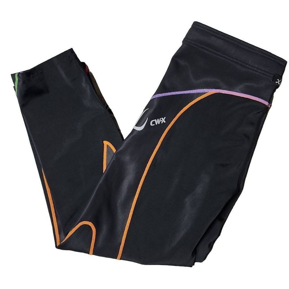 CW-X Conditioning Wear Womens Stabilyx Tights Black Support Compression